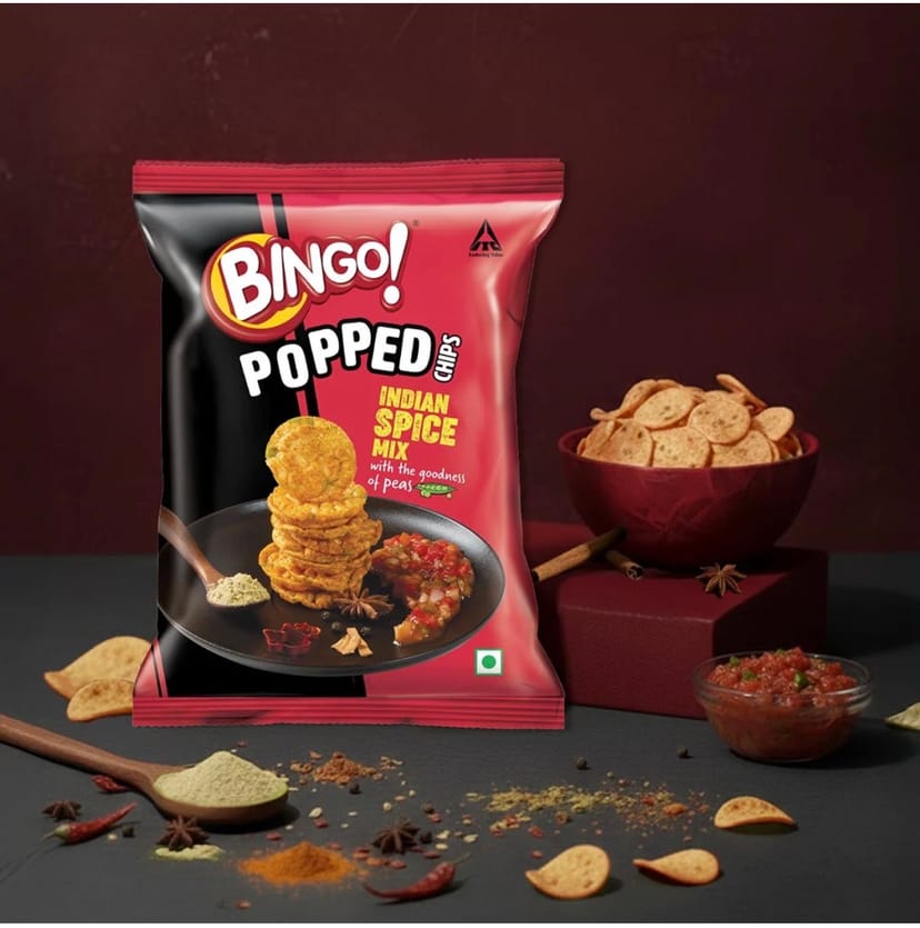 Bingo popped indian spice mix potato chips - Image 1